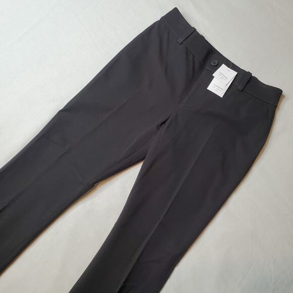 Club Monaco Women's Size 4 NWT Cropped Flare Pants Black 295703745 - Picture 1 of 10